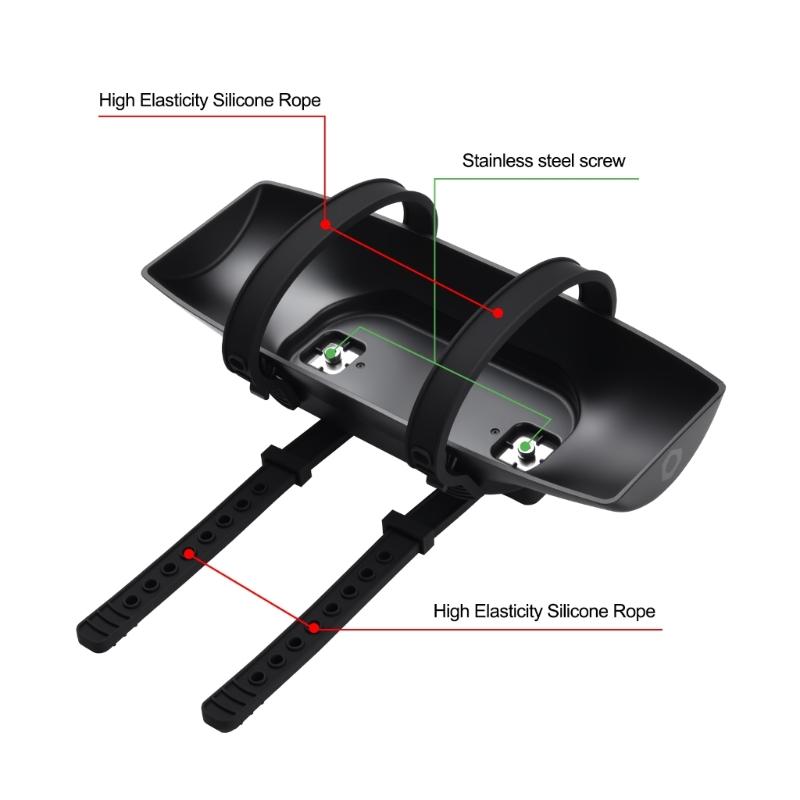 Universal Bike Motorcycle Handlebar Mount Holder Adjustable Waterproof Speaker Bracket Simple Installs for Charge