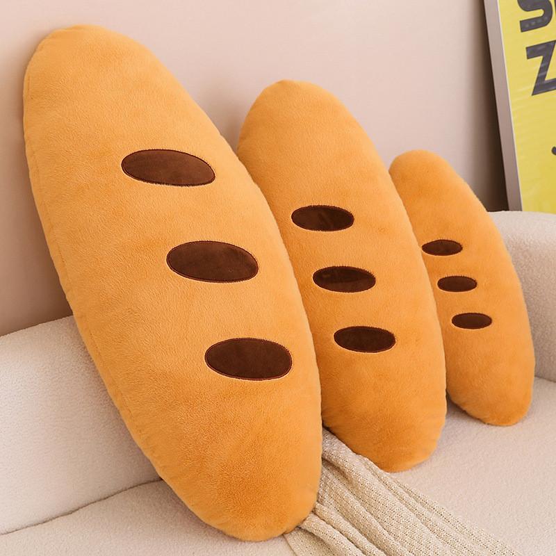 Toy Plush Baguette Bread Pillow Stuffed Doll Home Decoration Cute Kids Gift