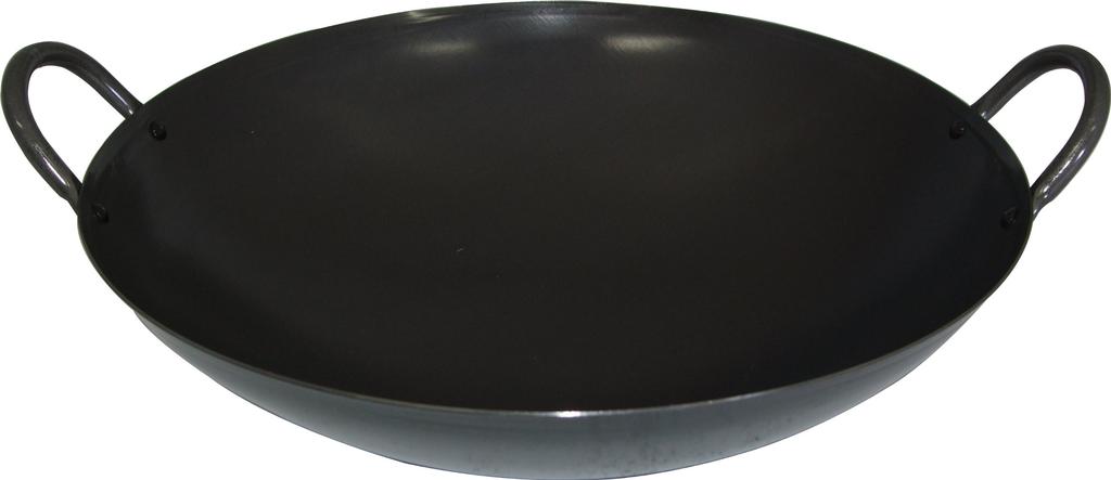 Wahei Freiz Authentic Wok, 33cm, Iron Frying Pan, Professional Grade, Made in Japan, Mido AD-643