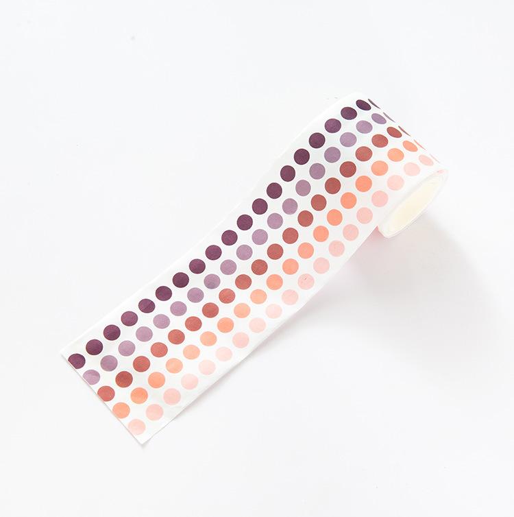 60mmx3m Base Element Decorative Adhesive Tape Dot Masking Washi Tape Diy Scrapbooking Sticker Label School Stationery