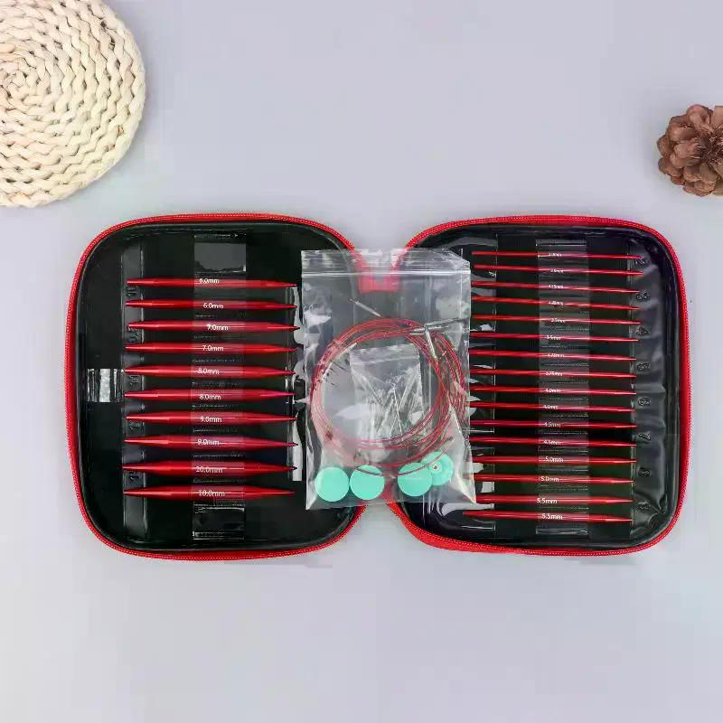 Detachable Circular Interchangeable Knitting Needles Crochet Kit Multifunctional Crochet Hooks Set For DIY Handmade Crafts
