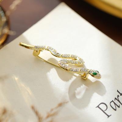 Vintage Snake Brooch For Personality Men And Women Accessories  Animal Lapel Pin