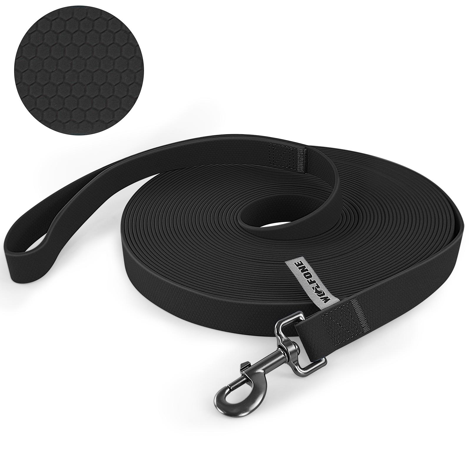3M 6M Huisdierbenodigdheden Pvc Lange Hondriem Kleine Grote Honden Accessoires Riem Voor Beagle Husky Huisdieren Lijnen (black,6M)