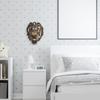 Unique Large Lion Head Wall Hanging Art Sculpture Gold Resin Lion Head Art Wall Decoration Bedroom Hanging Decoration