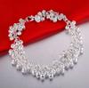 925 Sterling Silver Bracelet Bead Heart High Quality Romance Chain For Women Fashion Engagement Party Wedding Jewelry Gift