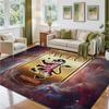 Aston Villa Football Design Crystal Velvet Rug Soft Decorative Mat for Bedroom Entrance