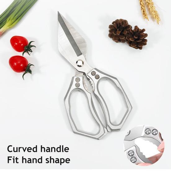 Yousheng Heavy Duty Kitchen Shears Stainless Steel Chef Shears Multifunctional Cooking Scissors for Meat Vegetables Nuts Bags