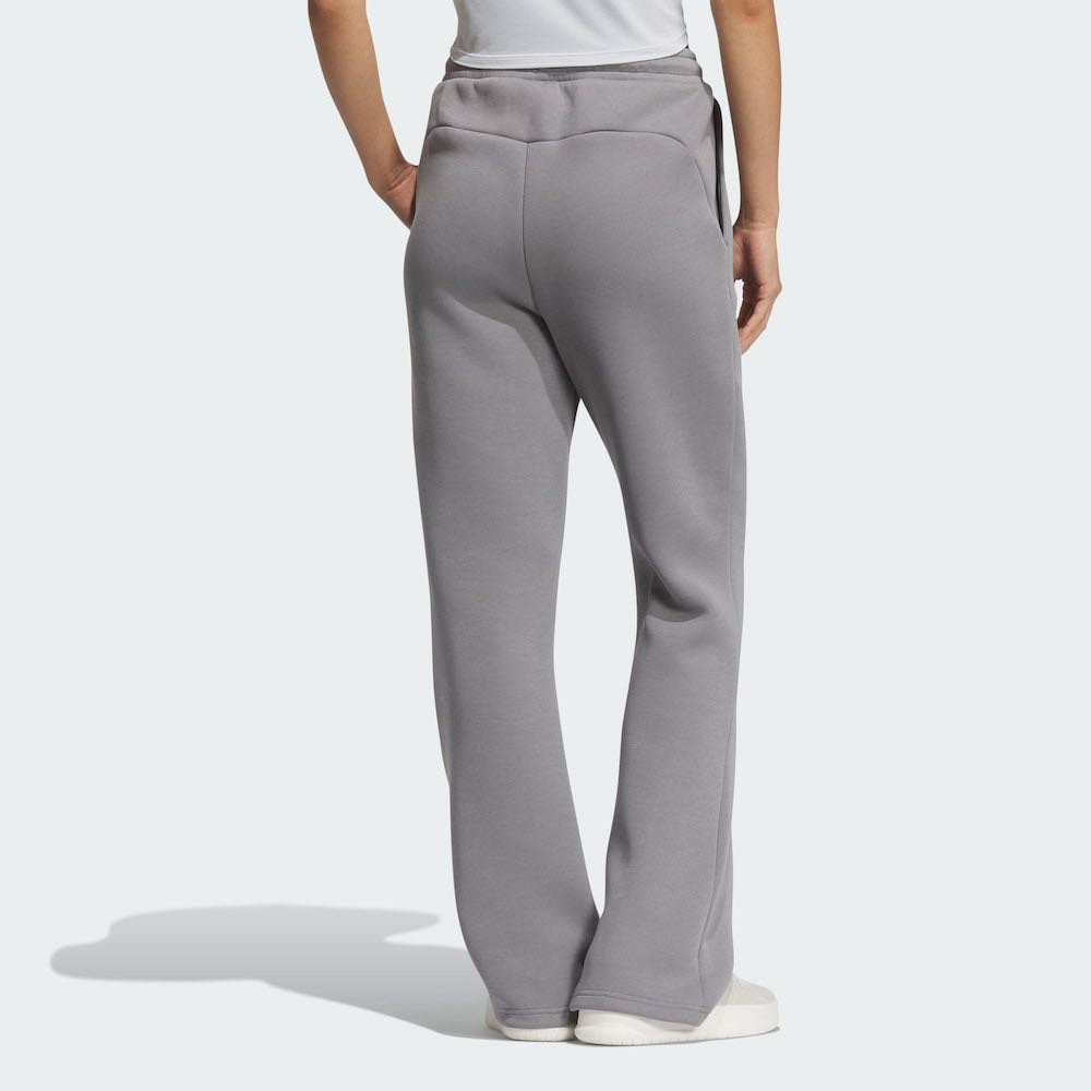 Adidas Fustl Solid Color Comfortable Fashionable Simple Slim Fit Casual Pants Women Bottoms Gray JM6227