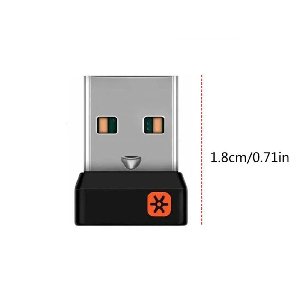 USB Receiver Connects Up To 6 Devices Wireless Dongle Receiver Mouse Receiver Adapter for Logitech Unifying M905 M325 M510