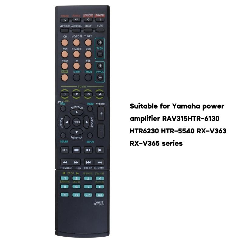 RAV315 WN22730EU Fernbedienung ersetzt für HTR6040 HTR6050 RX-V450 RX-V461 RX-V561 RAV311 RAV312 RAV282 AV-Receiver