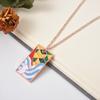 Kimetsu Necklace No Yaiba Anime Pendant Hashira Tanjiro Nezuko Zenitsu Metal Charm Jewelry Accessories Gift For