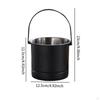 Beverage Chilling Container for Ice with Heavy Duty Design 1.6L Family Gatherings