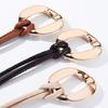 PU Leather Slim Waist Rope Metal Buckle Thin Waistband Bohemian Belts  For Skirts Dress Top Clothes