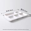 PYTHONIC Commercial Melamine 6-Compartment Meal Tray