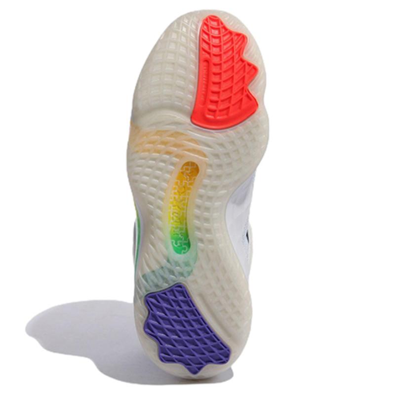 adidas DON. Ausgabe #3 Graue Regenbogen-Sneakers GW3645