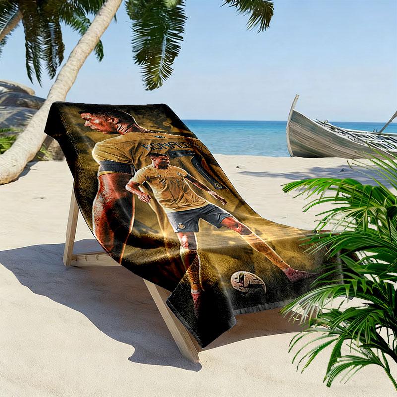 Ronald Print Beach Towel, Large Soft Quick Dry Towel for Beach Camping Swimming