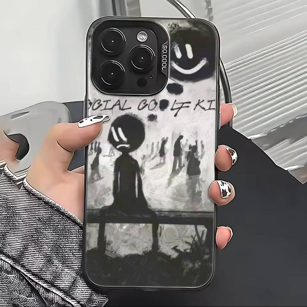 Rapper Central C-Cee Phone Case For iPhone 17,16,15,14,13,12,11 Plus,Pro Max,XS,Colored Silver Plated Inside Cover