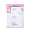 Sanrio Quilted Short Sleeve Undershirt Set with Name Label Product Number 212989 Kids' (2 Pieces), Cinnamoroll, 140cm, Inside,