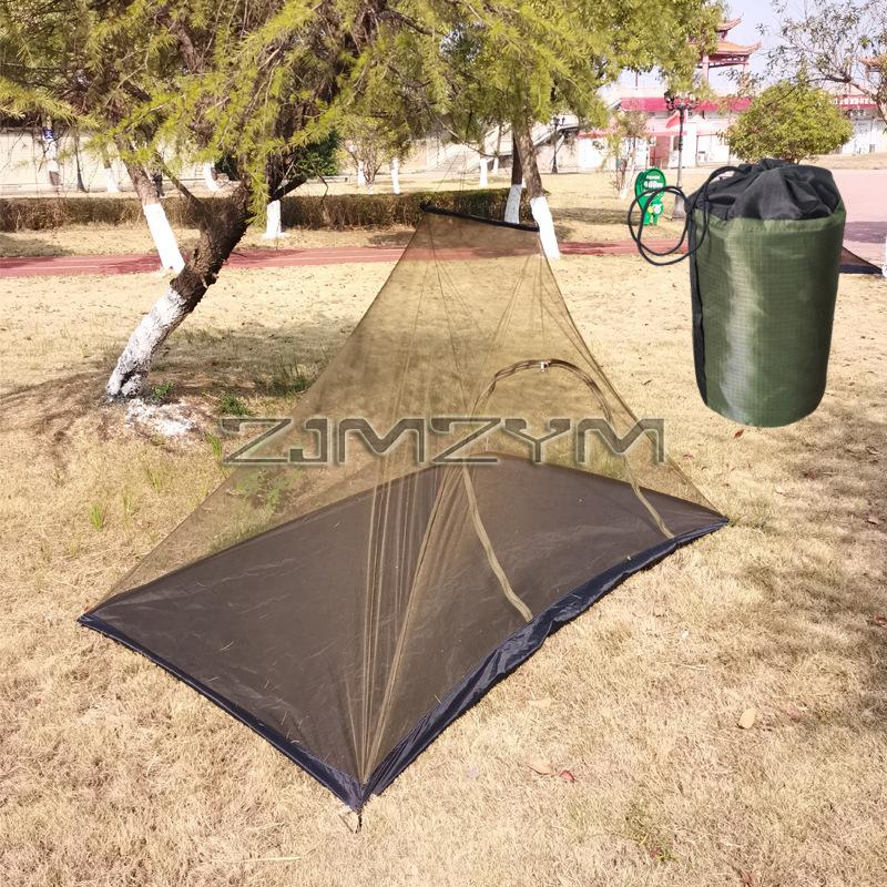 Outdoor 2 Person Inner Mesh Camping Tent Hanging Mosquito Net Hiking Adventure Bushcraft Camping Mosquito Net Tent