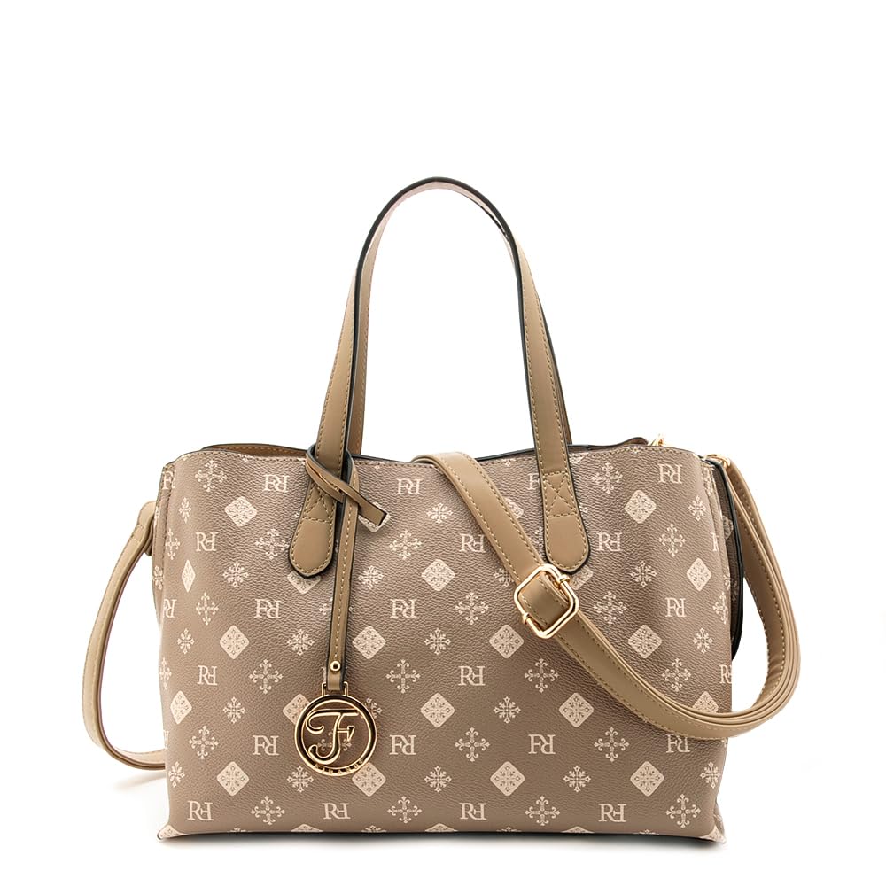 

VITA Monogram featured in collaboration with Yu Filano Beige [FIRANO] Handbag, Yamada, Women s VITA, Vita, V402406, бежевий