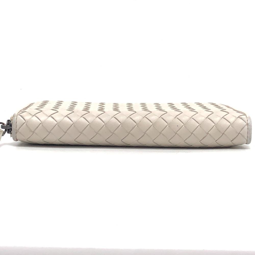 BOTTEGA VENETA 114076 Intrecciato Long wallet Zip Around Long Wallet