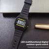 Orologio Elettronico Sportivo Semplice alla Moda LED Digitale Multifunzione Impermeabile Cinturino in PU Sveglia Regalo per Donne/Uomini