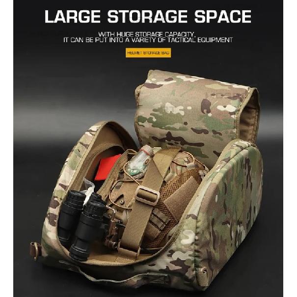 Multipurpose Helmet Bag Tactical Fast Helmet Pack Outdoor Hiking Hunting Sports Motorcycle Cycling Air soft Helmets Storage Bags