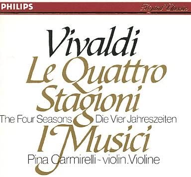 

CD A. VIVALDI I MUSICI ENSEMBLE PINA Vivaldi The Four Seasons 32CD118 Japan ObiClassical Used