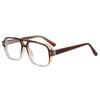 Trendy Unisex Anti-Blue Light Flat Lens Glasses - Simple High-Grade Style