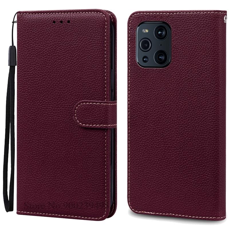 For OPPO Find X3 Pro Case Luxury Leather Flip Case For Oppo Find X3 Pro Wallet Cover Phone Case For Oppo Find X 3 Pro Case Funda