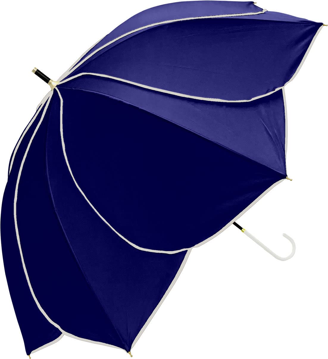 

Nakatani Зонт Nakatani Длинный зонт для солнечной и дождливой погоды Petal Fleura Ручной 50см - Days, Зонт, УФ-защита, Темно-синий, Однотонный, [912-033], Открытие,