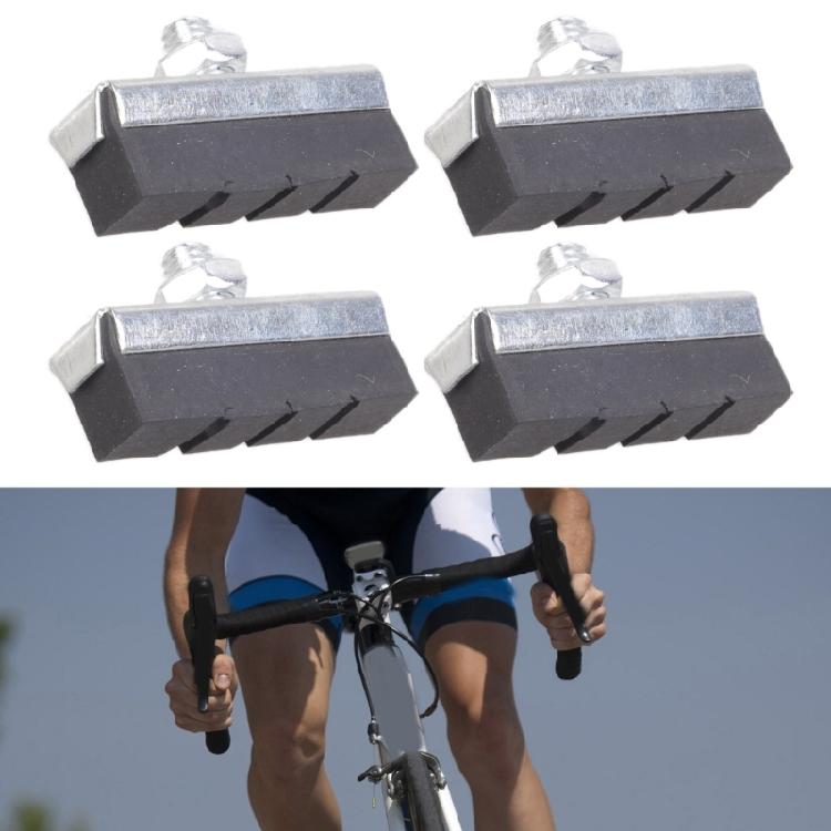 Set di 2 Paia di Pastiglie Freno per Bicicletta Ruota Anteriore Posteriore Biciclette da Montagna Pastiglie Freno V Set di Ricambi Blocco Freno per Biciclette