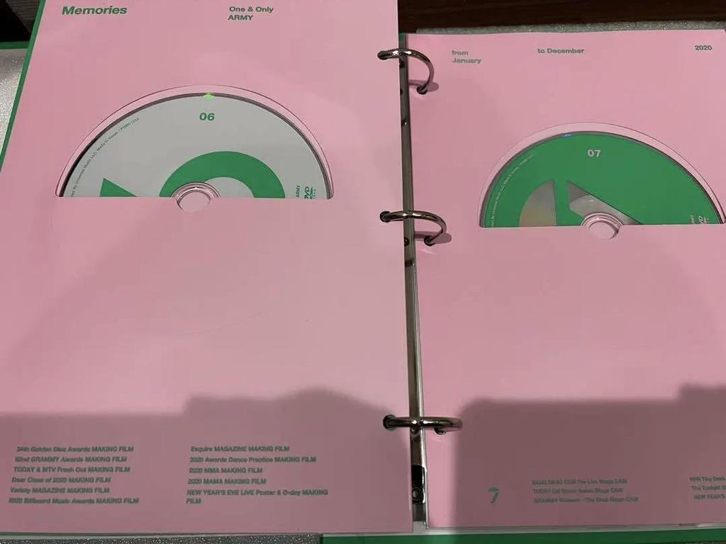 [USED] BTS Memories of 2020 DVD J-hope Hobby