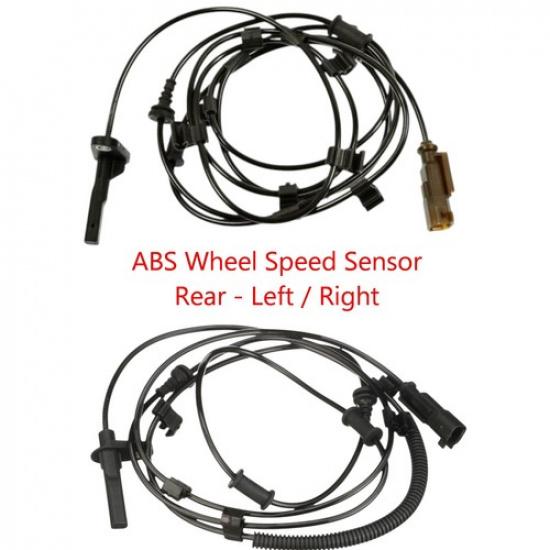 2 x ABS Wheel Speed Sensor W/ Connector Rear Left Fits: RAM 2500 3500 2014-