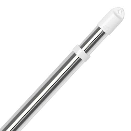 Rust-Resistant All-Stainless Steel Titiroba Clothes Drying Pole, 29.4mm Pipe Diameter, Holds Large Loads of Laundry, Indoor/Outdoor Use, Extendable, S