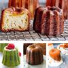 12/15 Holes Silicone Mold Muffin Cupcake Baking Tray Bordelais Fluted Cake Pudding Mold Diy Baking Kitchen Accessories