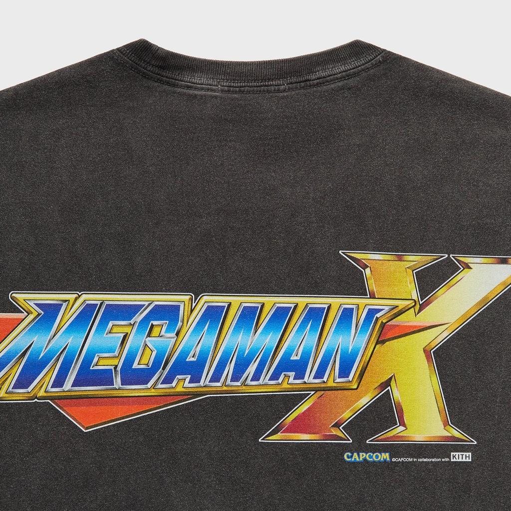 Kith x Capcom Mega Man Vintage Tee Black Unisex Tops KHM034319-001