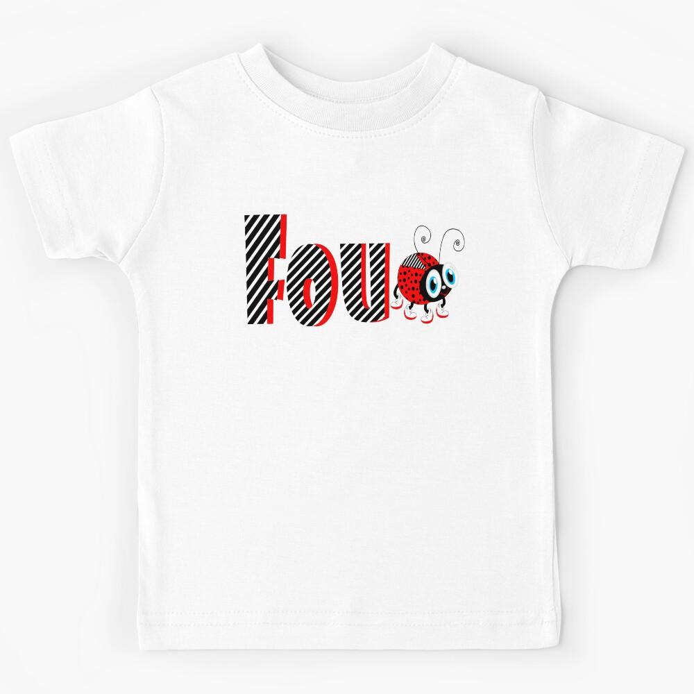 4nd Year Family Ladybug T-Shirts Gifts Daughter Kids T-Shirt 160