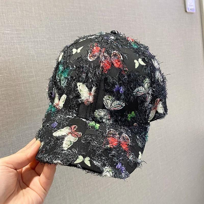 Women's Breathable Butterfly Baseball Cap - Lightweight Sun Visor, Casual UV Protection Hat for Daily Wear
