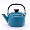 Fuji Enamel Wide-Mouth Kettle, 2.0L, Smoke Blue, Gas and Induction Compatible