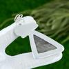 Sterling Silver Trillion Natural Silver Sheen Obsidian Bezel New Pendant Jewelry