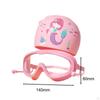 Kids Swim Goggles Swimming Cap Diving Googles Wide Vision Leakproof Glasses