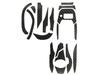 CUSTOM Custom Decal for YOROI 18 Engetsu Premium Baitcasting Scratch Protection SEAT.JP Reel, (Black, Left-Handed)