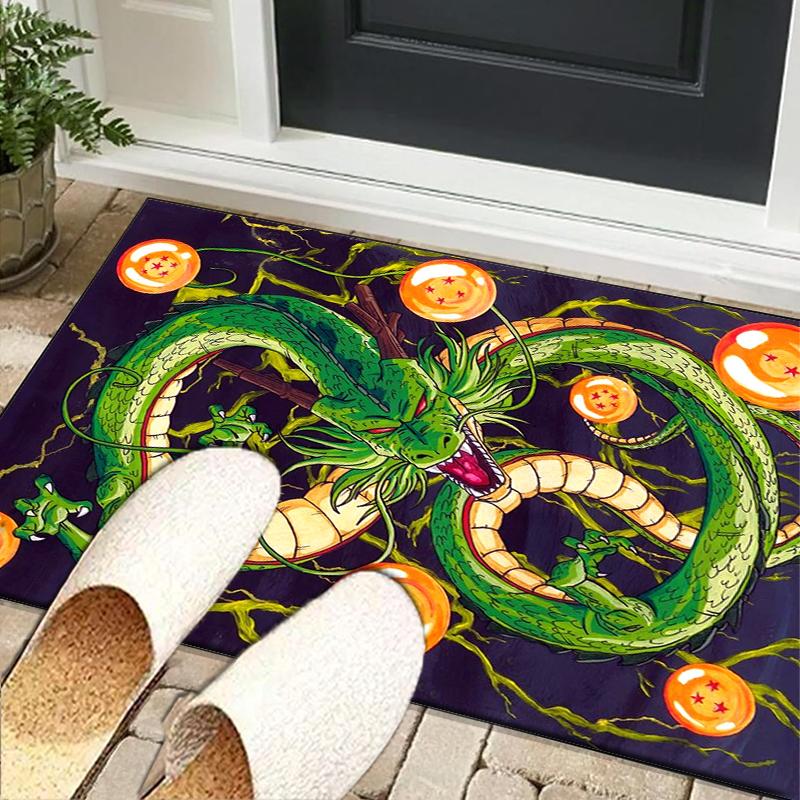 Goku Anime Office Rug Chair Mat, Game Carpet, Suitable for Front Door, Bedroom, Living Room, Desk, Holiday Gift