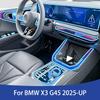 Für BMW X3 G45 2025-UP Navigations-Tachometer Auto-Innenbildschirm Schalthebel Kratzfeste Aufkleber TPU Transparente Schutzfolie