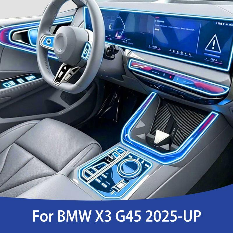 Für BMW X3 G45 2025-UP Navigations-Tachometer Auto-Innenbildschirm Schalthebel Kratzfeste Aufkleber TPU Transparente Schutzfolie