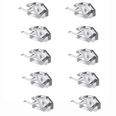 10Pcs Plastic Hat Display Hooks Wall Mounted Self Adhesive Baseball Cap Storage Rack Space Saving Baseball Caps Hangers for Home