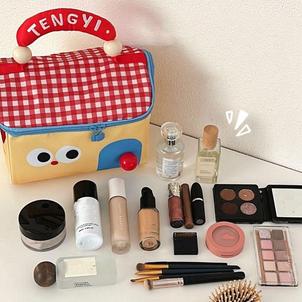 Clutch Bag House Shape Cosmetic Bag Cartoon Skincare Storage Bag Insulated Lunch Box Bag  Girls