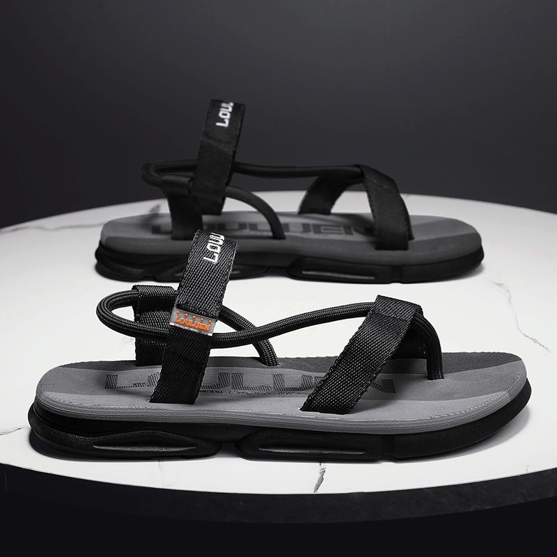 Fashion Open Toed Slippers New Men's Sandals with Soft Sole Comfortable Suitable for Indoor and Outdoor Walks Summer Beaches Flat Water