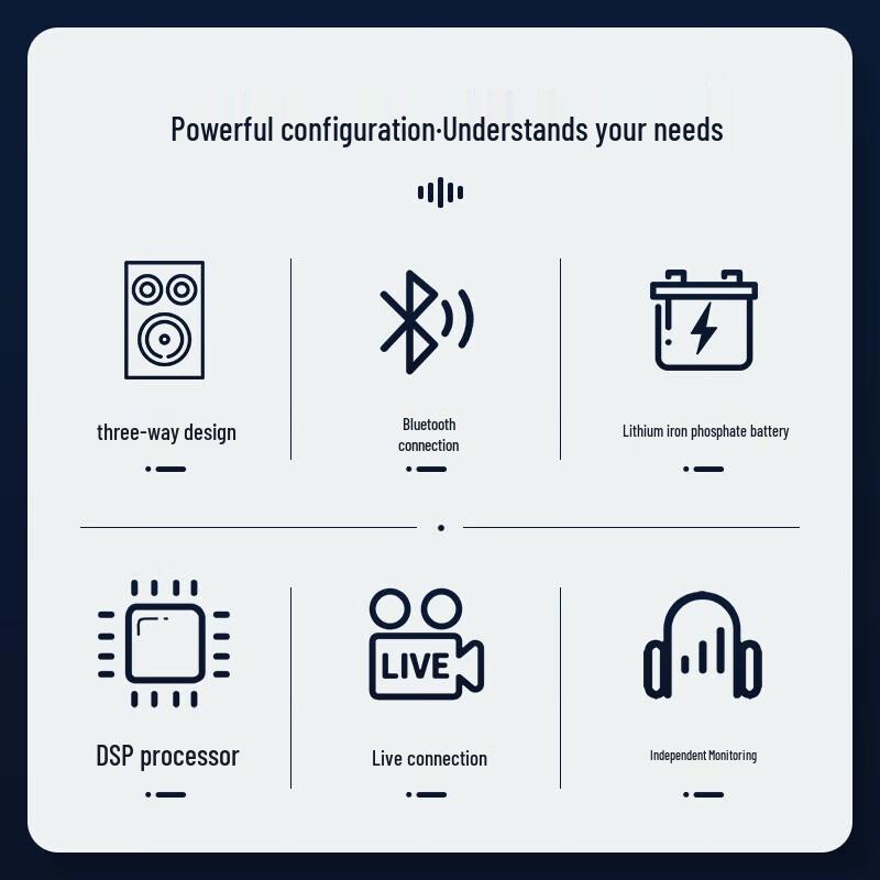 SAST SA-807 12-inch Portable Outdoor Bluetooth Speaker